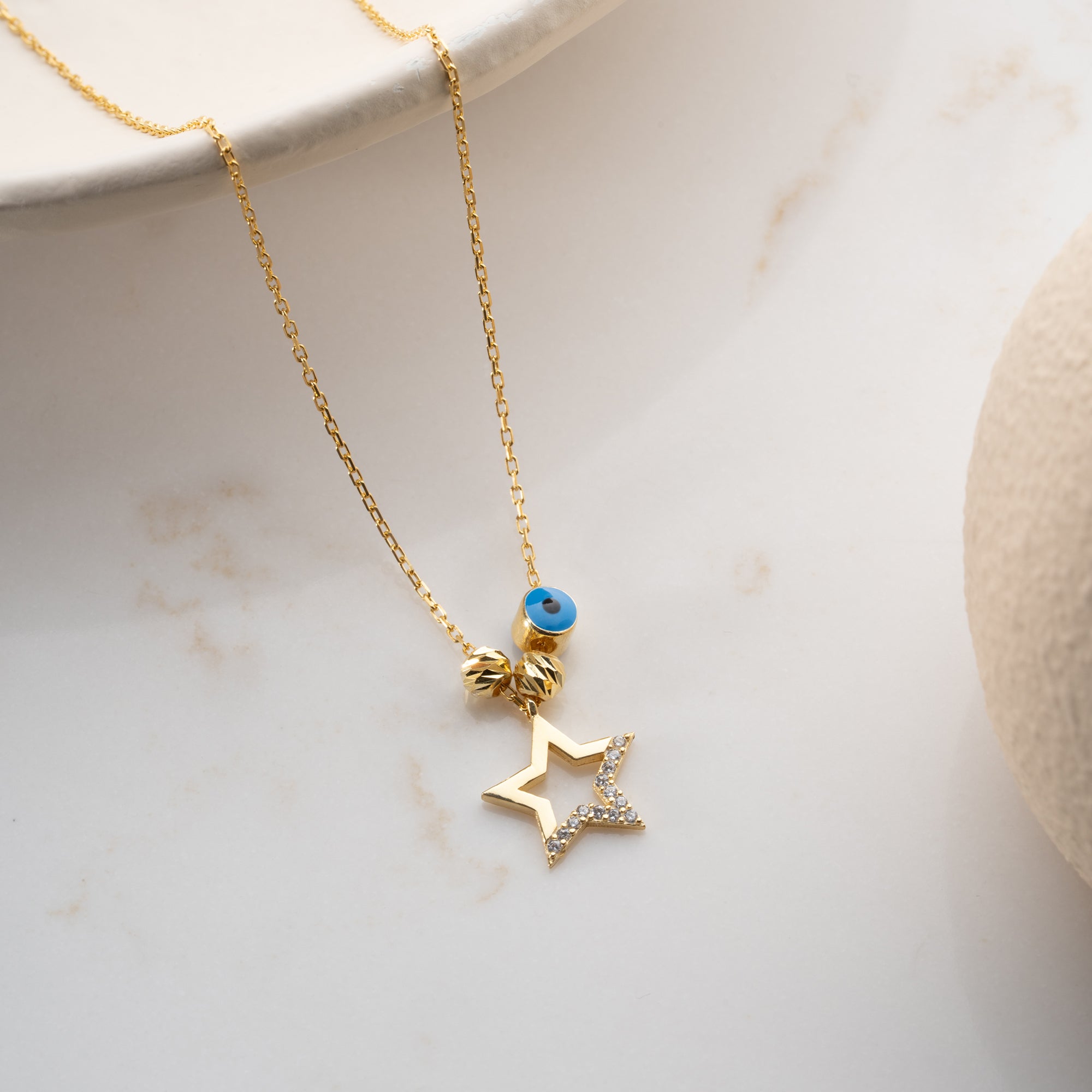 STERN NAZAR HALSKETTE | 925 SILBER