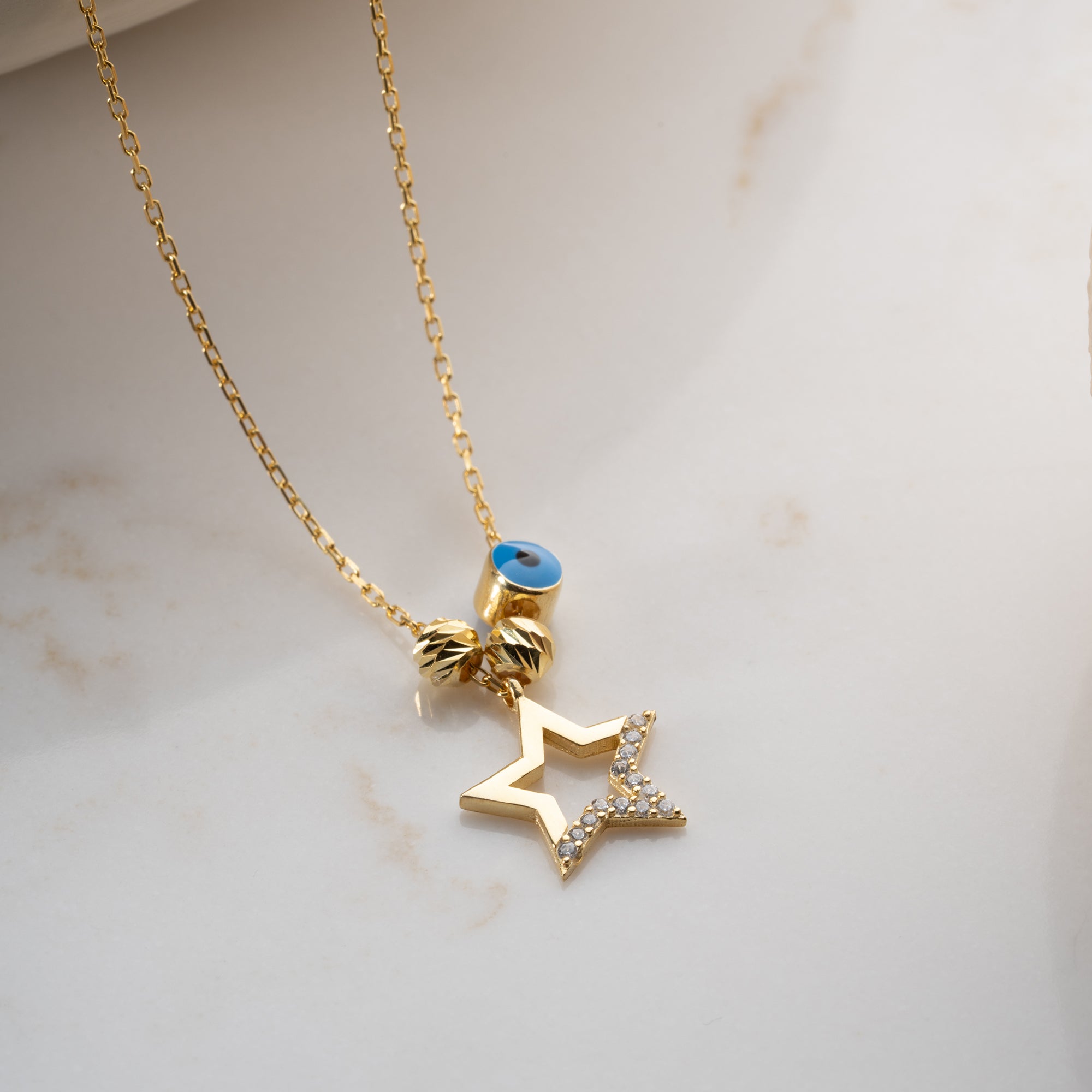 STERN NAZAR HALSKETTE | 925 SILBER