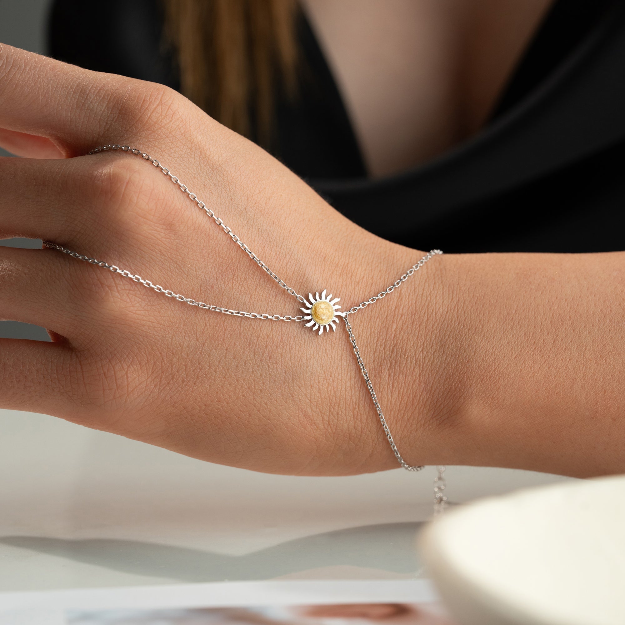 SUN YEL HANDKETTE | 925 SILBER