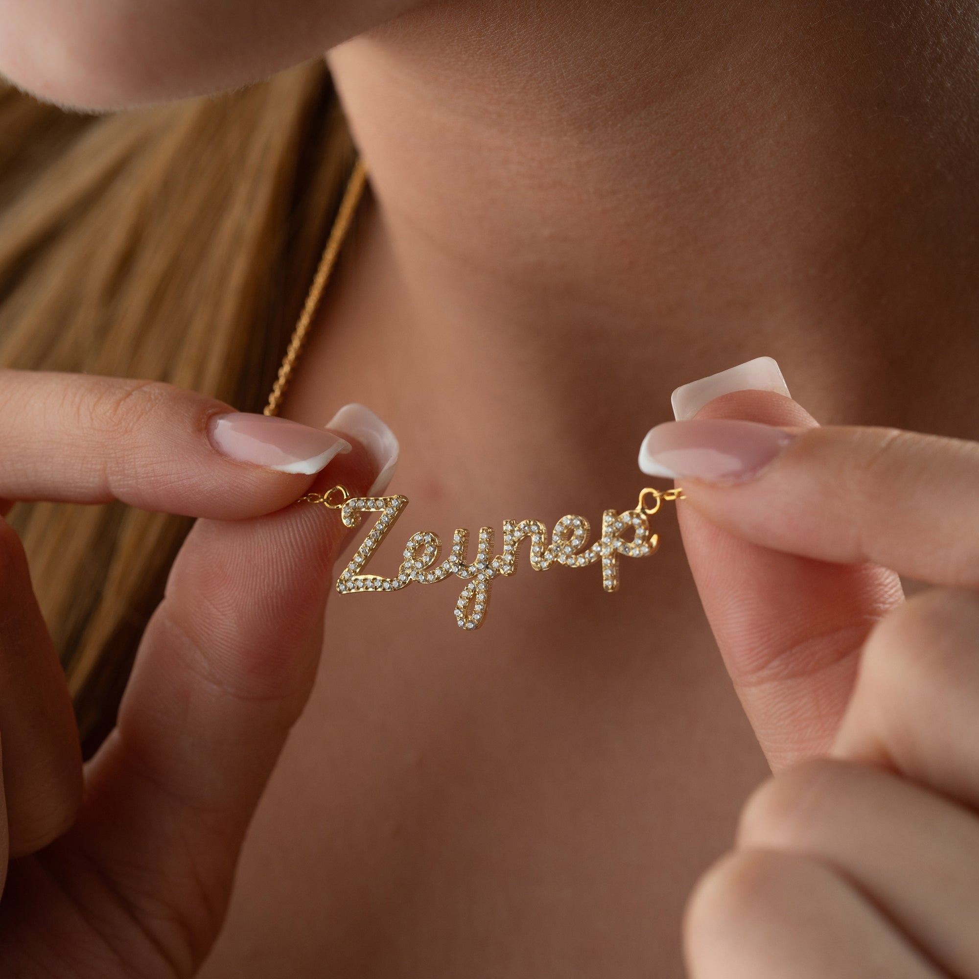 FULL ZIRKONIA NAMENSKETTE | 925 SILBER