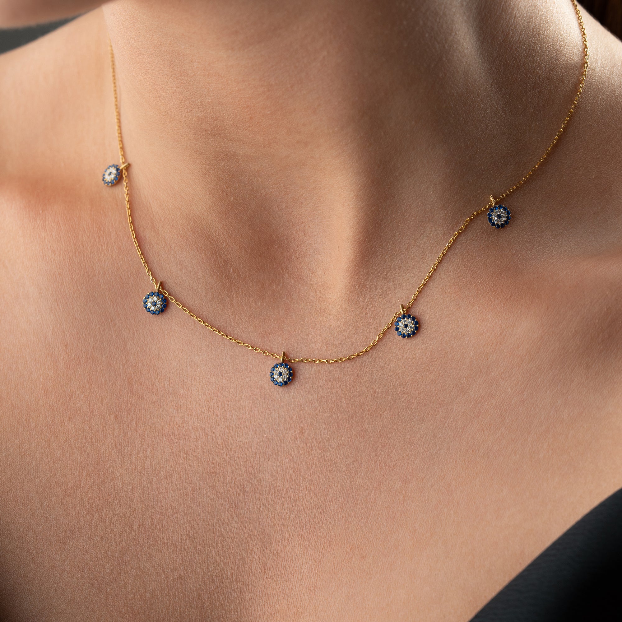 NAZAR CHOCKER 5ER KETTE | 925 SILBER