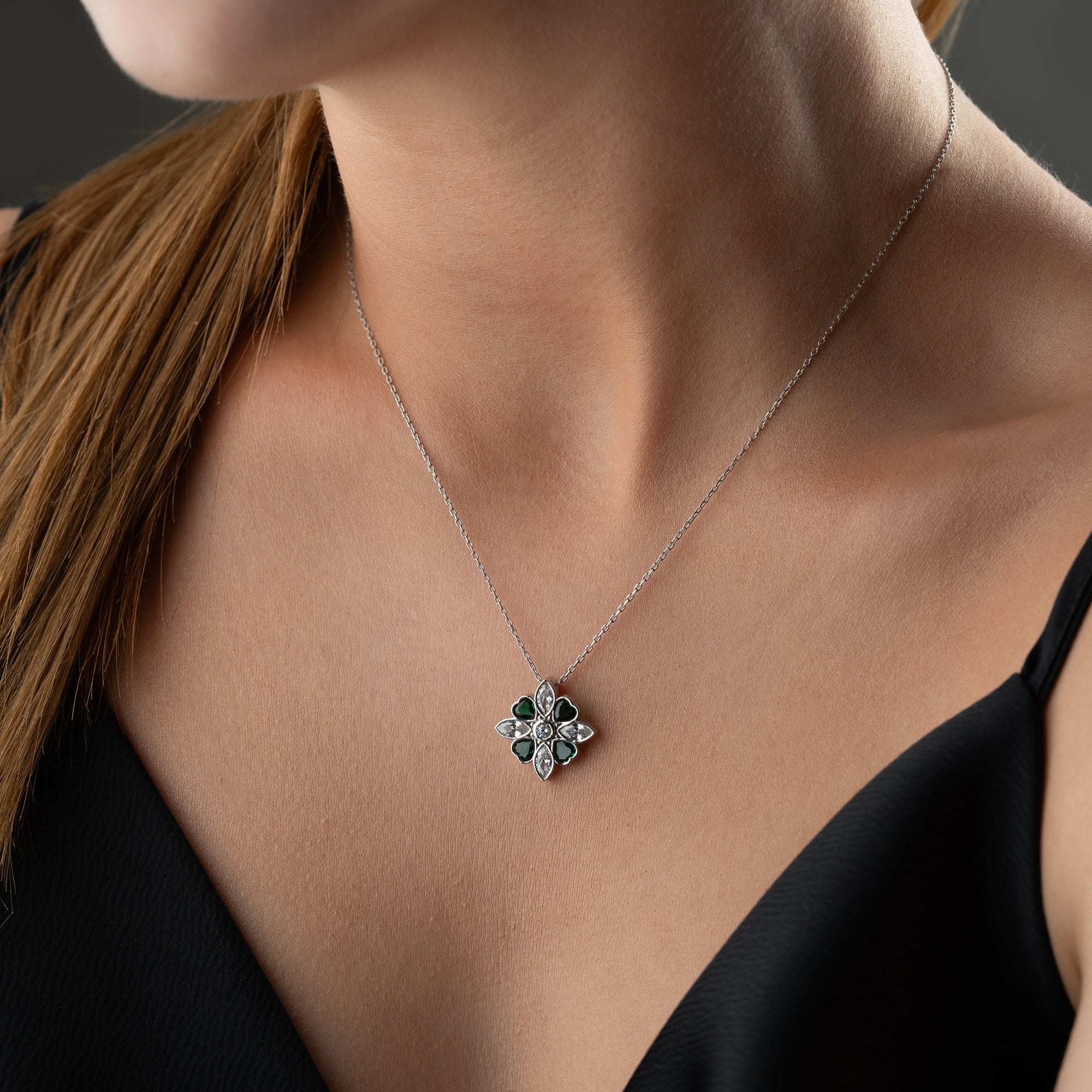 MIGOK GREEN KETTE | 925 SILBER