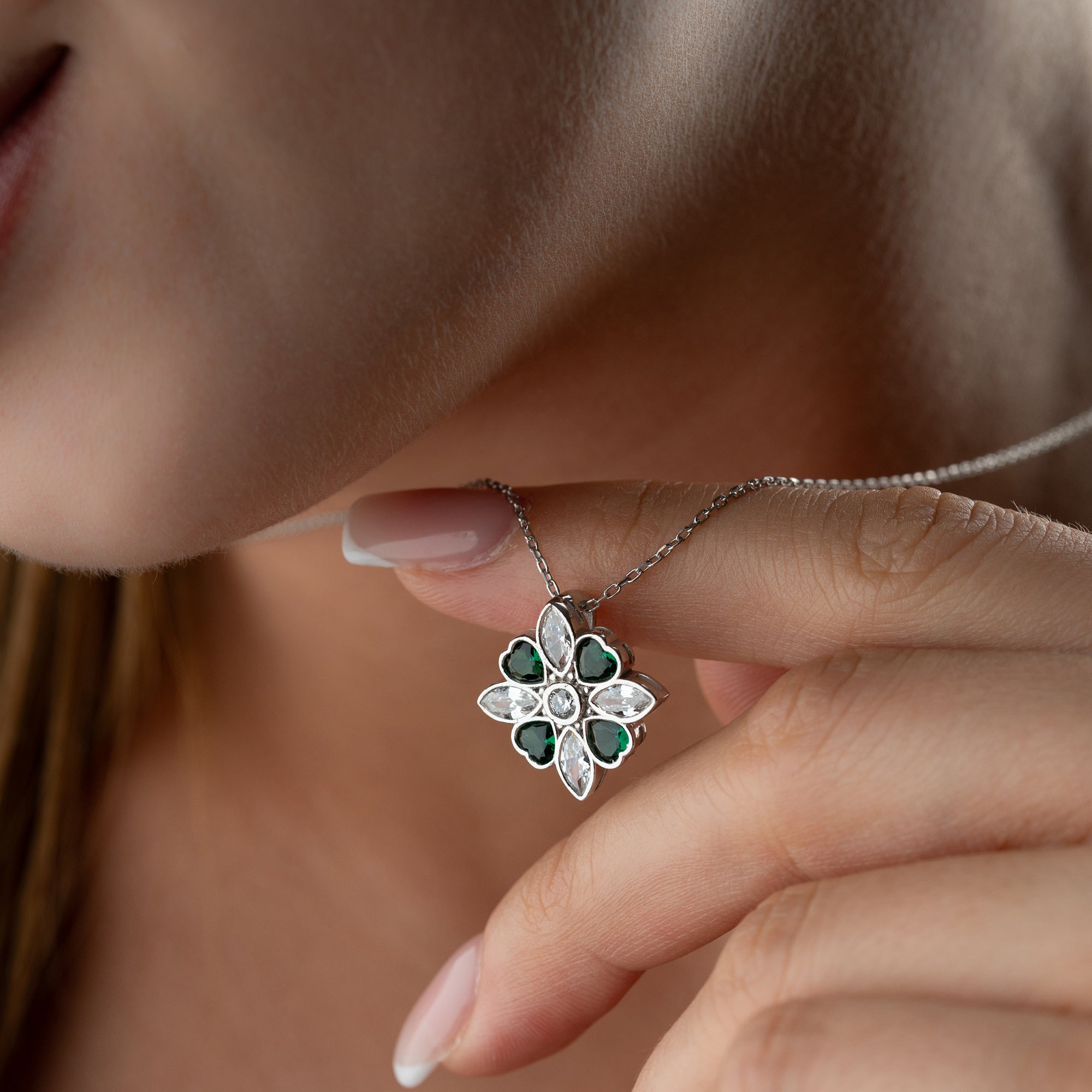 MIGOK GREEN KETTE | 925 SILBER