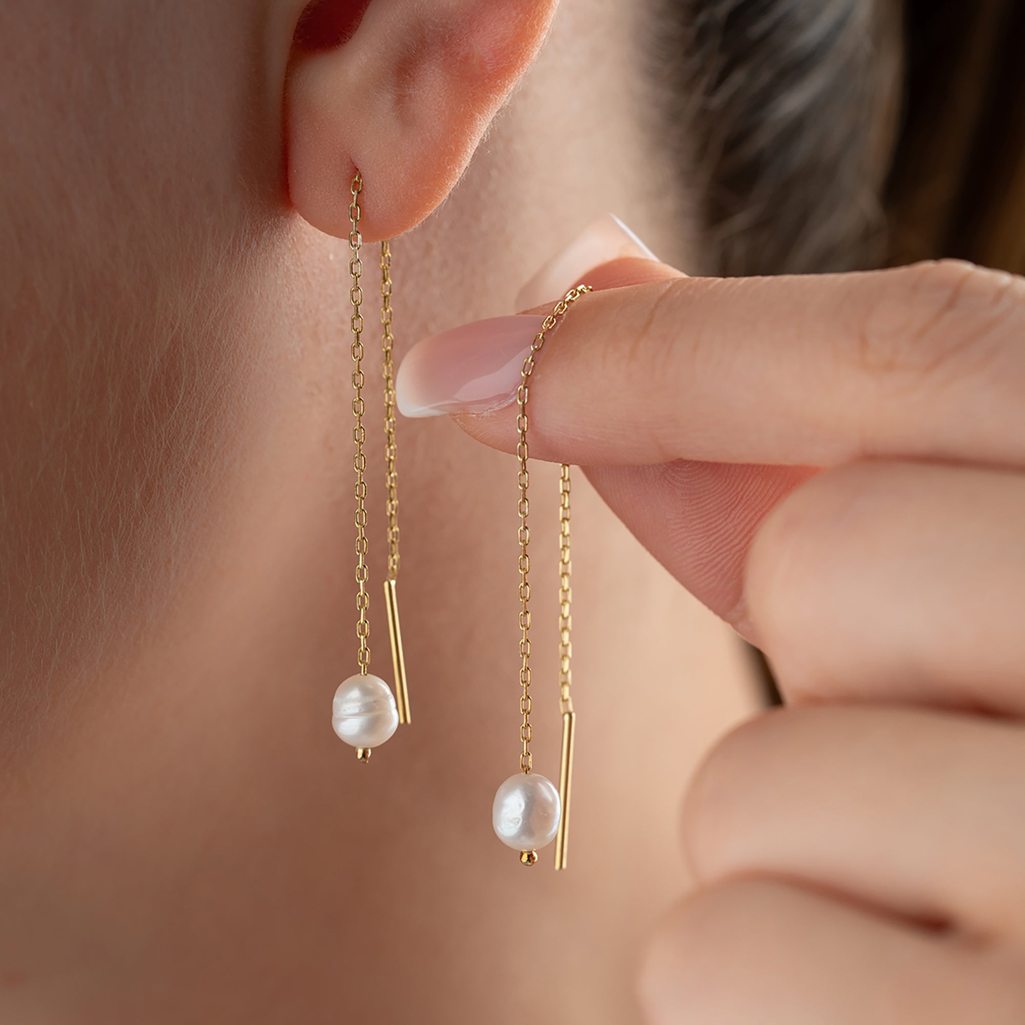 ERE PEARL OHRRINGE | 925 SILBER