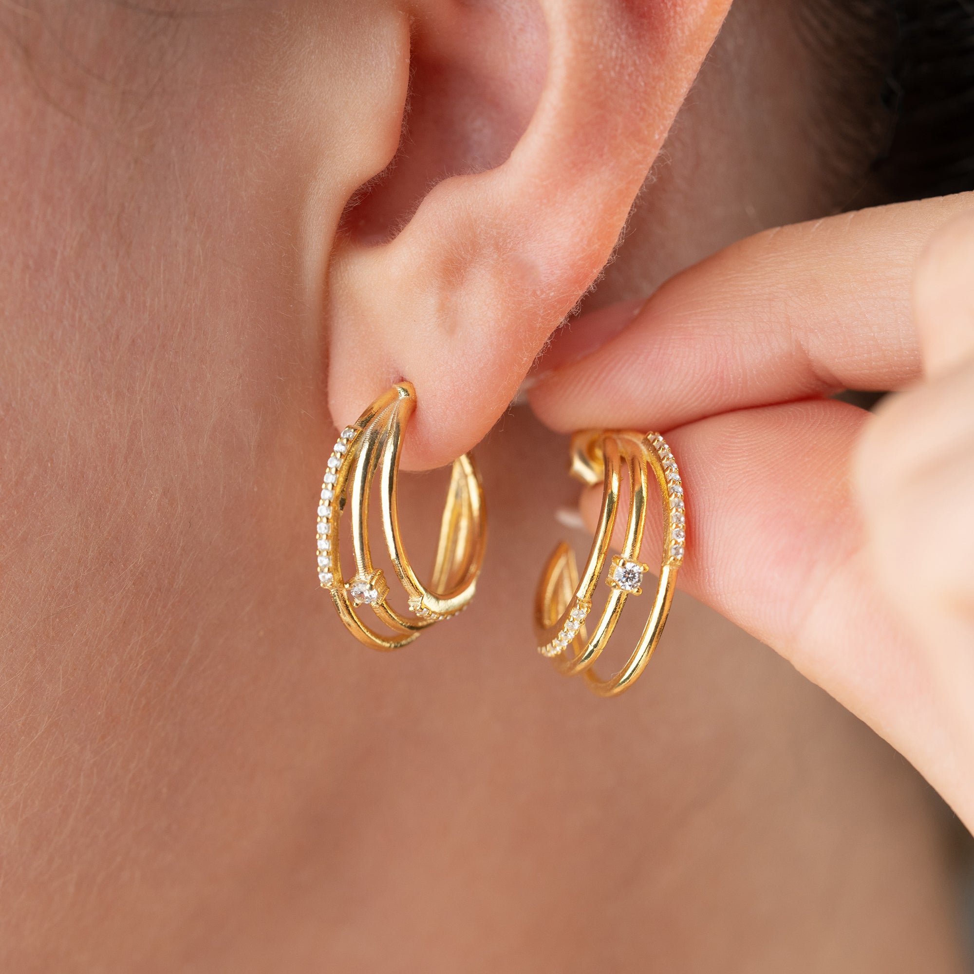 TIBEMI OHRRINGE | 925 SILBER