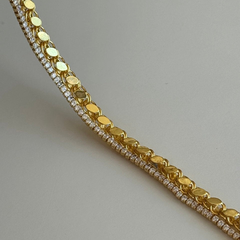 GERSTEN X ICED OUT ARMBAND | 925 SILBER