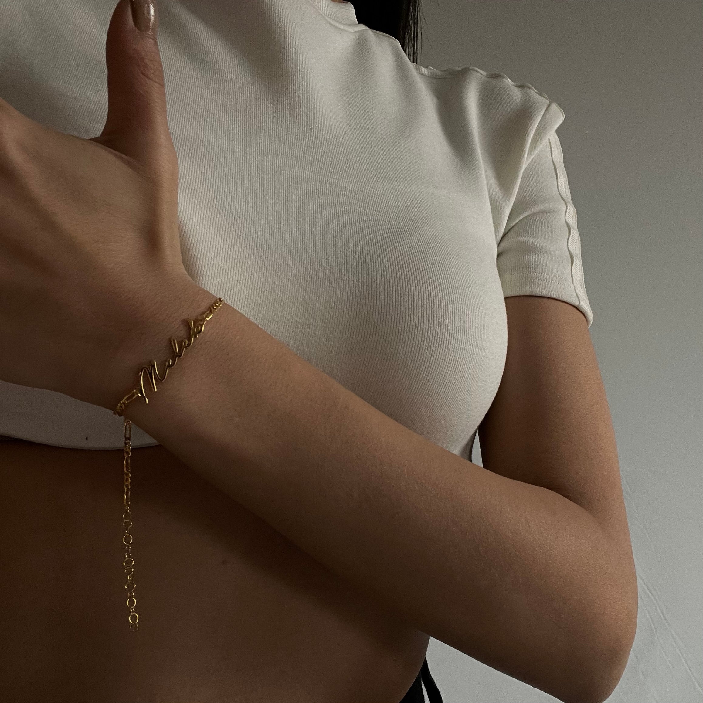 Signatur Namens Armkette Figaro (7001264980013)