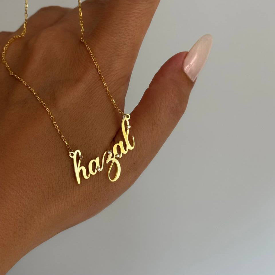 MINI STEIN MADINA NAMENSKETTE | 925 SILBER