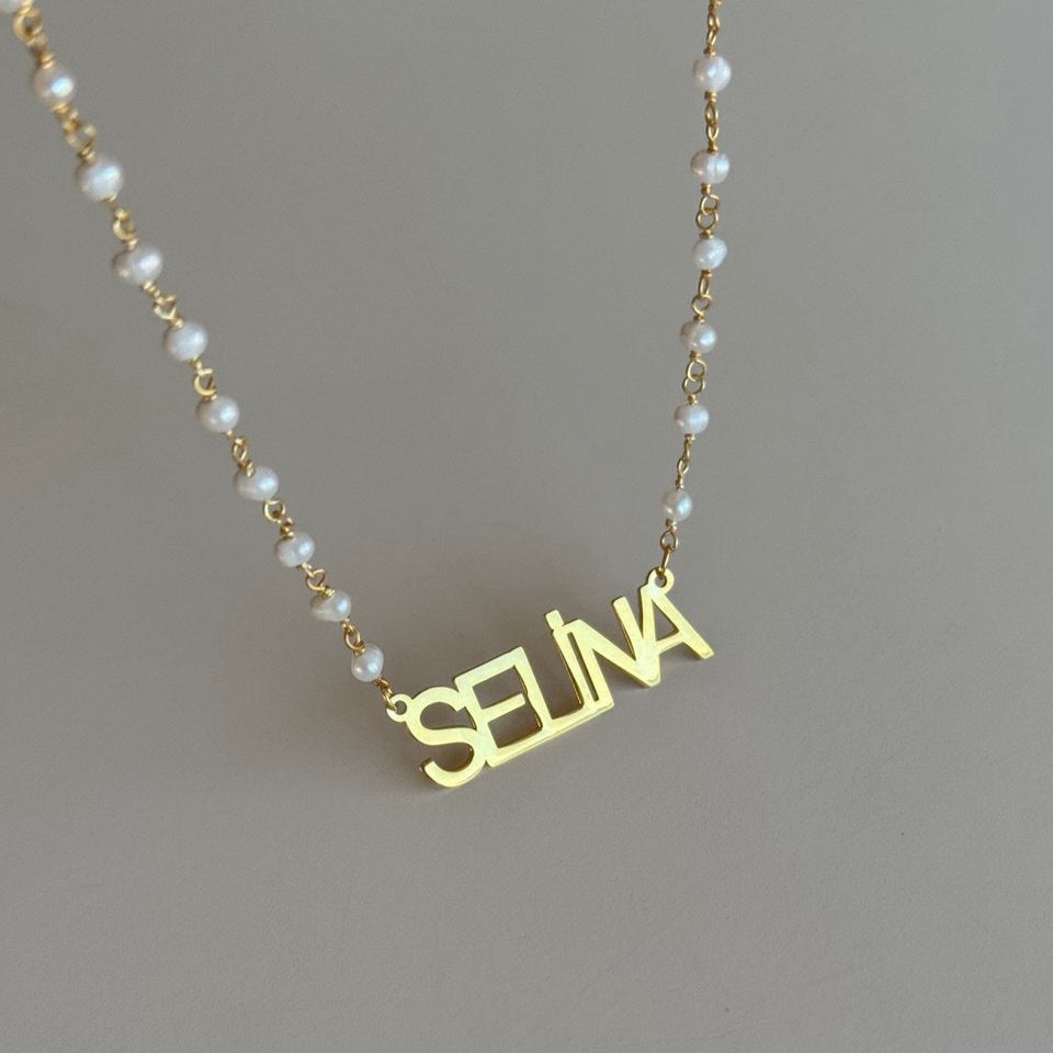 PEARL NAMENSKETTE | 925 SILBER