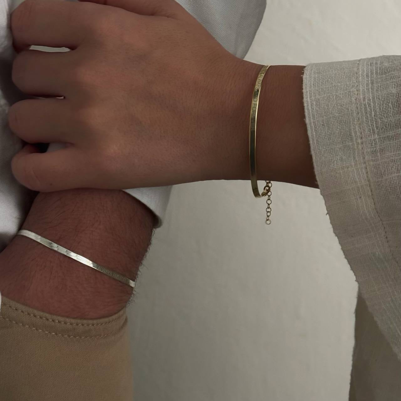 SNAKE PARTNER ARMBAND | 925 SILBER