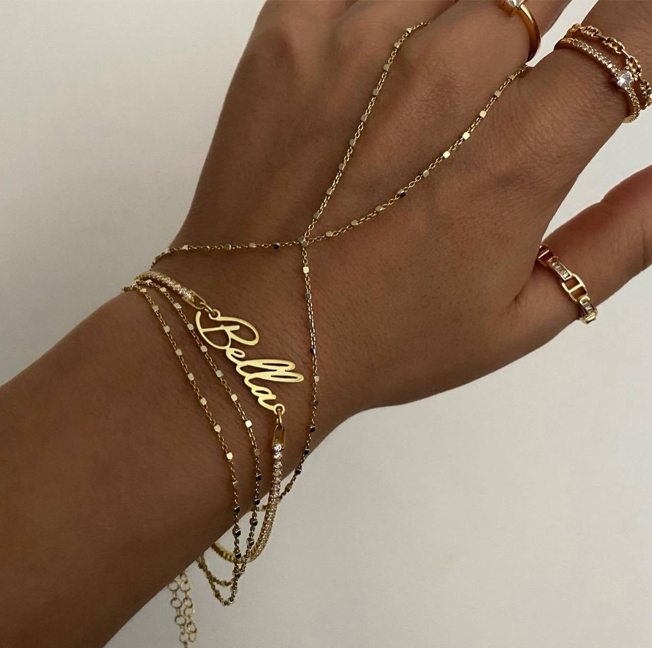 CRUSH CHAIN HANDKETTE | 925 SILBER