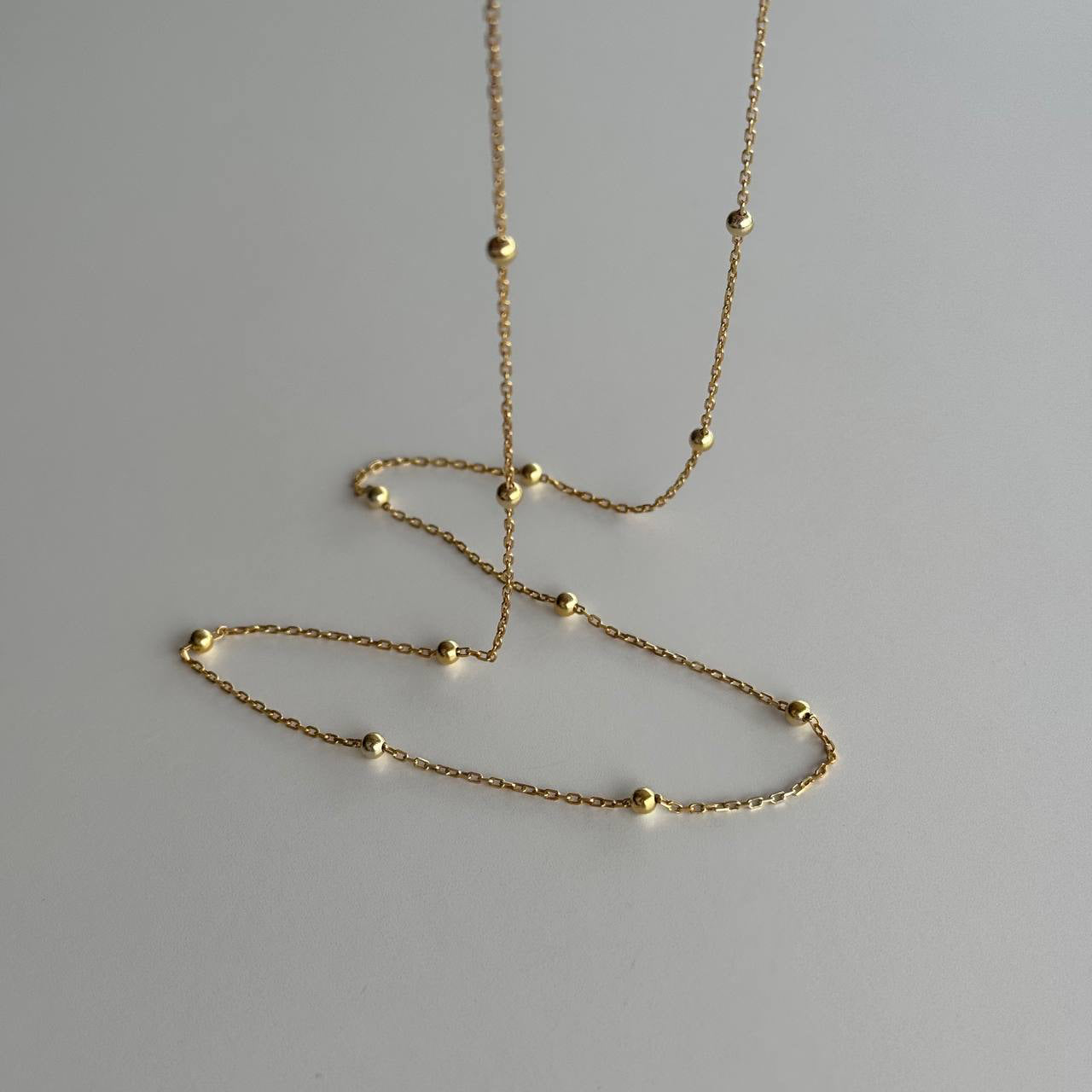 BALL SLIM KETTE - 925 SILBER