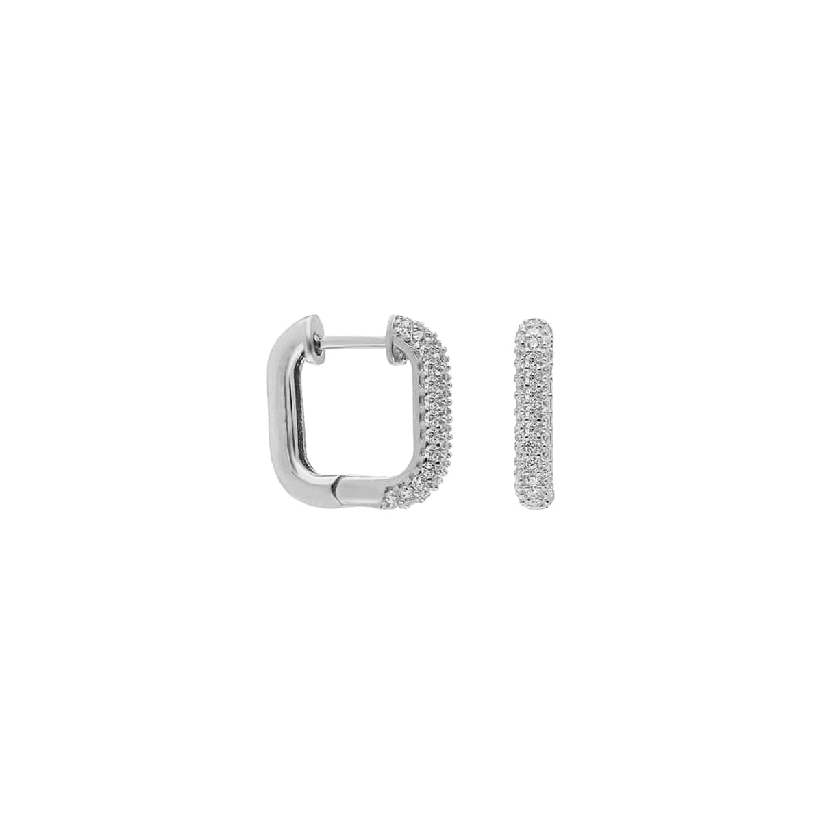 Square Zirkonia Ohrring (6994411126829)