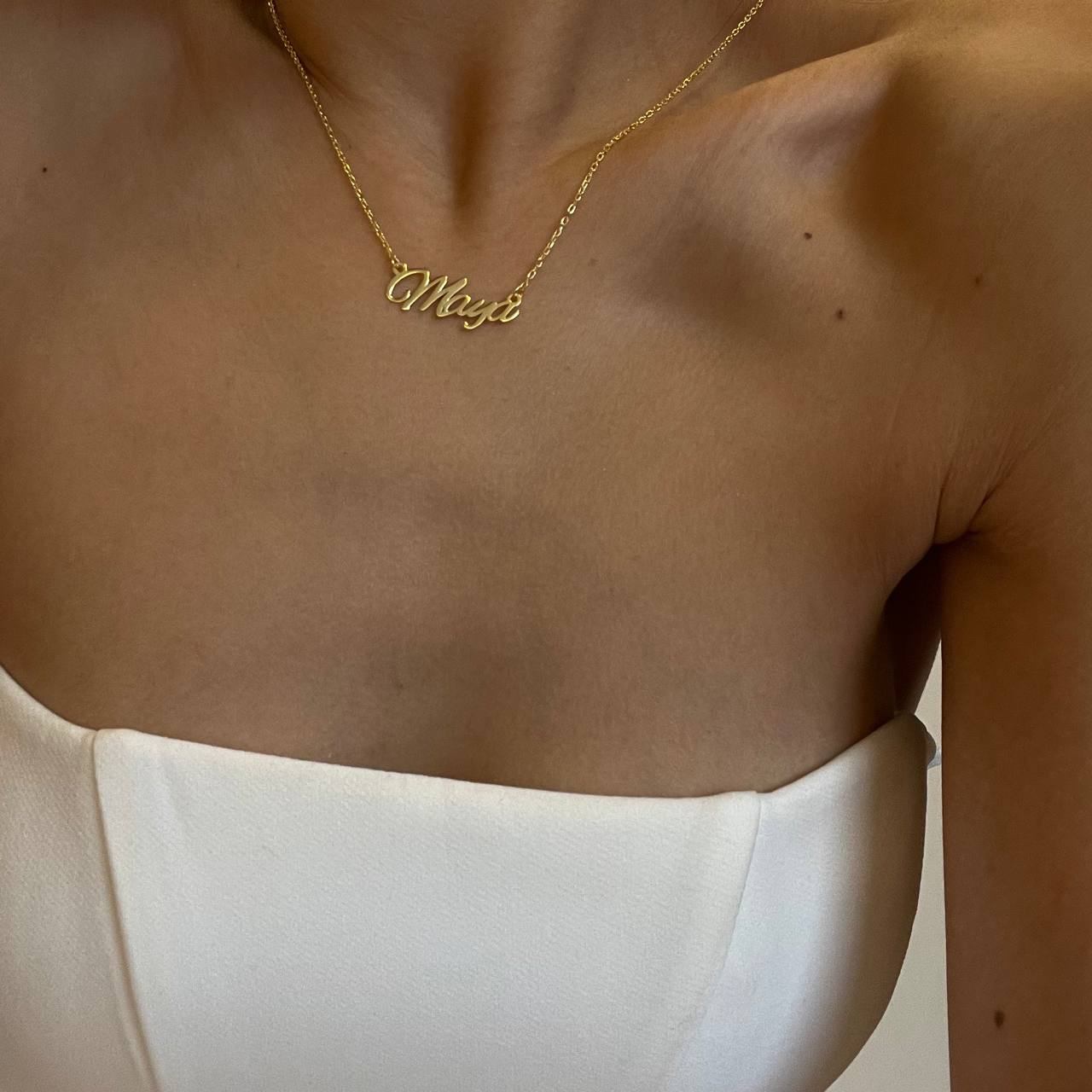 Namenskette - Schriftart Alex Brush (7017621127213)