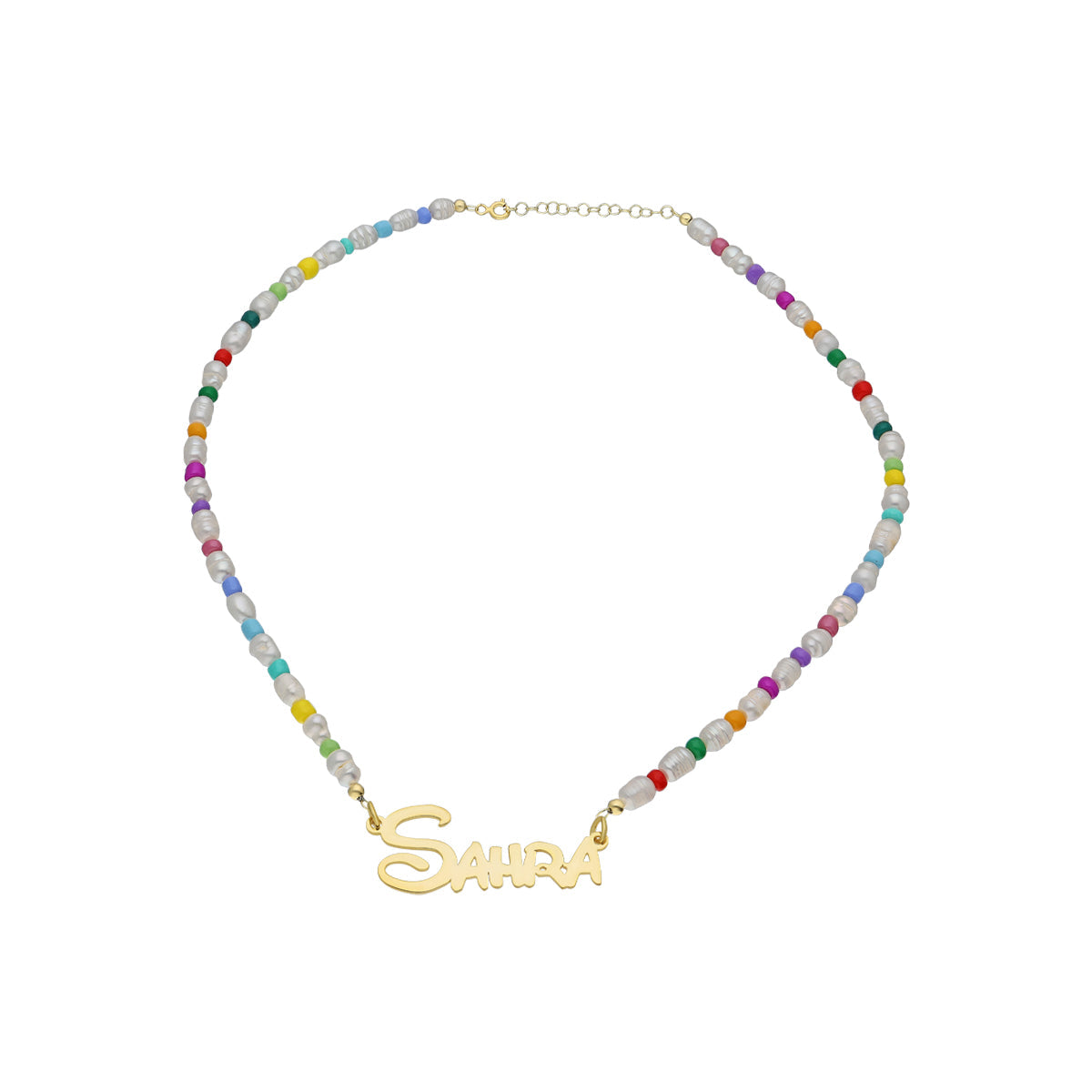 Halskette Pearl for Kids mit Namen (7242035593261)