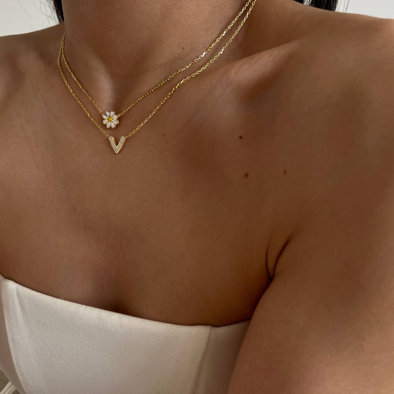 MINIMAL DAISY HALSKETTE (8449740931415)