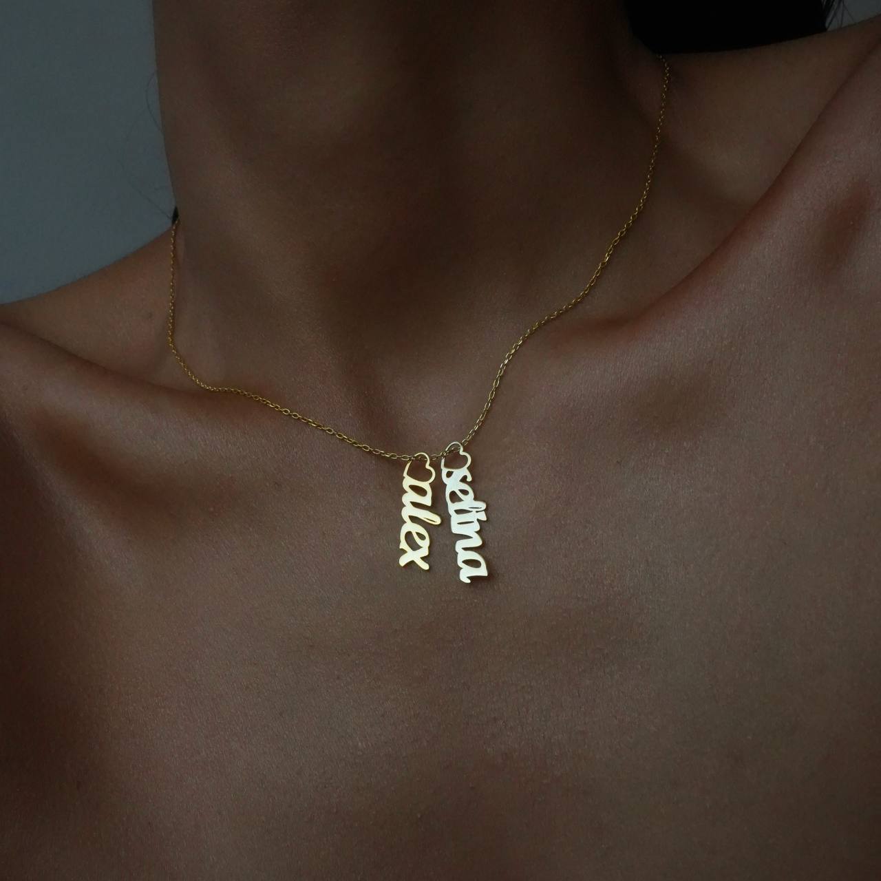 DUO HEART NAME NECKLACE (8744823193943)