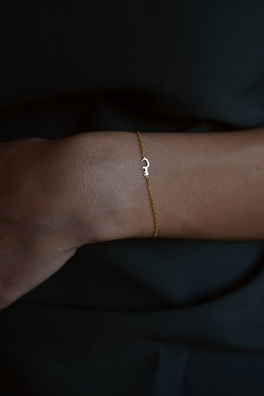 MINIMAL ARABISCHE INITIALEN BRACELET (9010910527831)