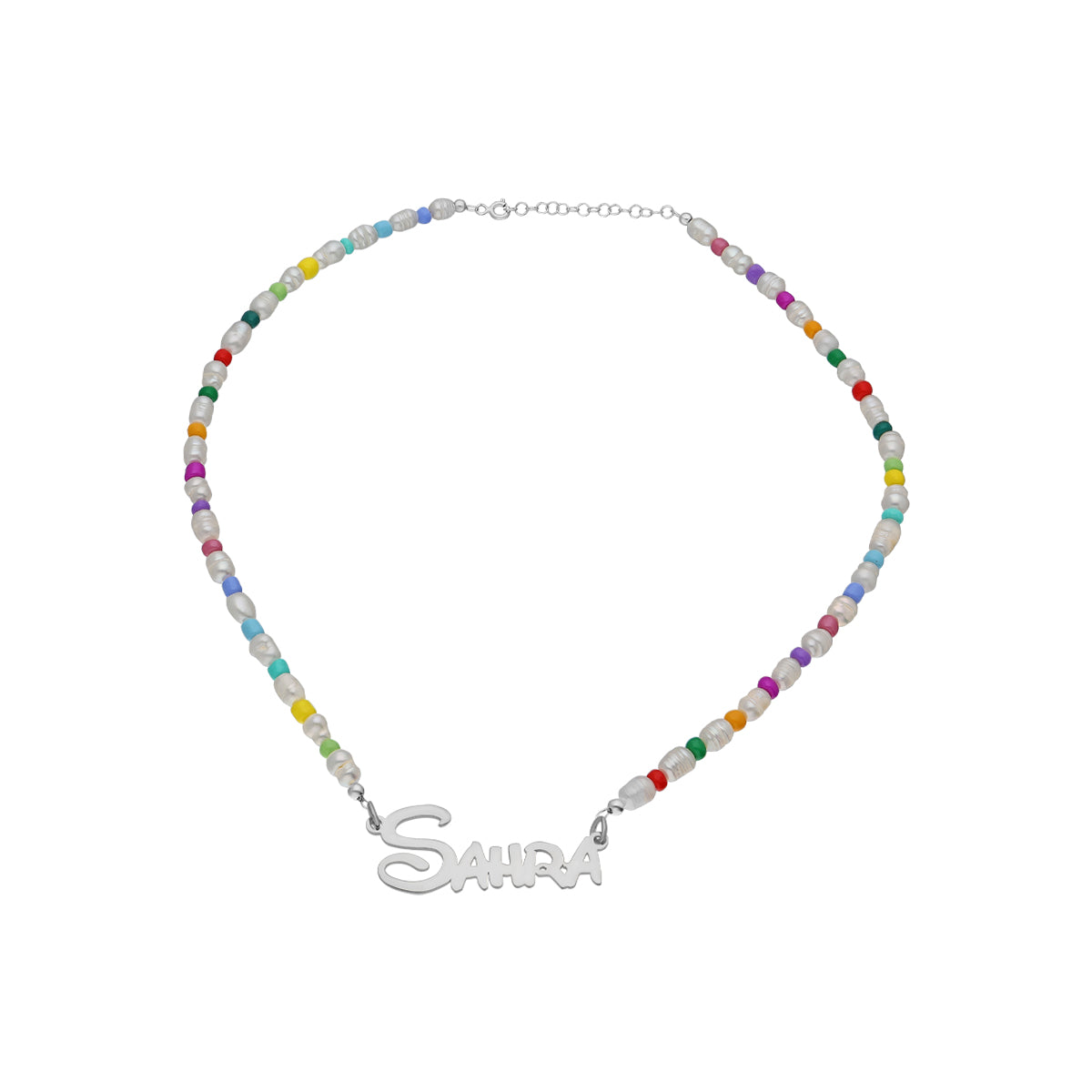 Halskette Pearls for Kids mit Namen (7242035593261)