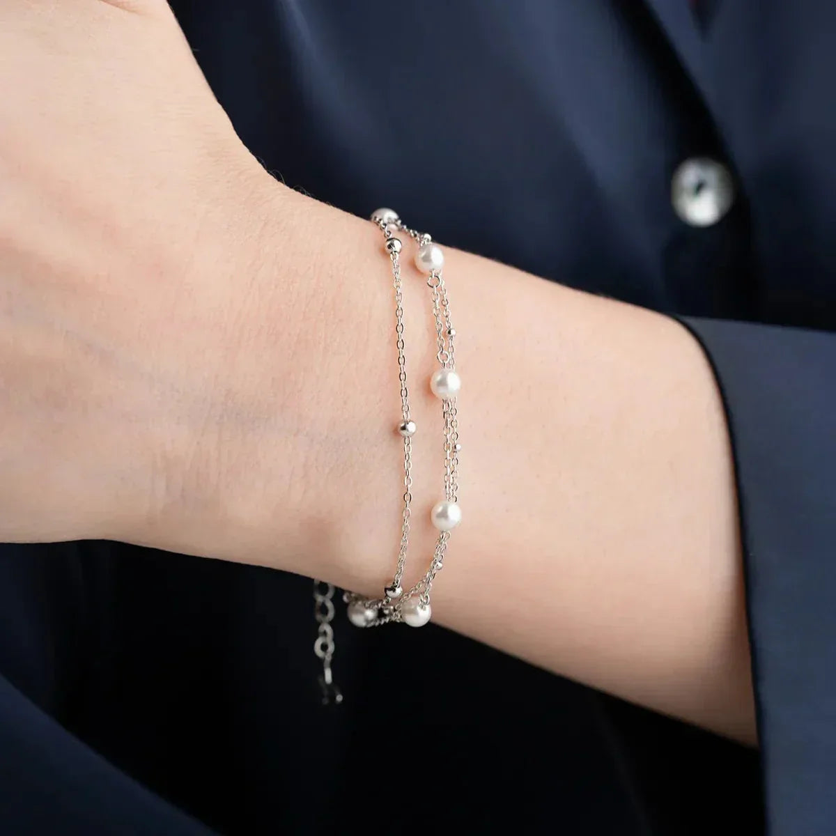 PERLENARMBAND | 925 SILBER