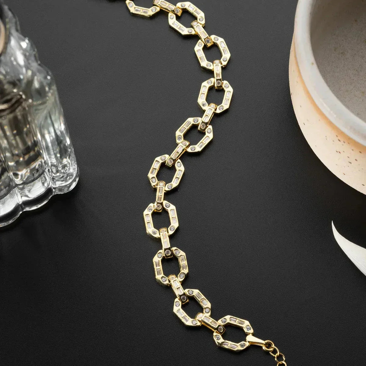 FINESSE STEIN ARMBAND | 925 SILBER