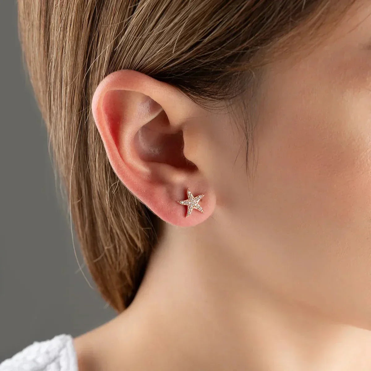 MINI SEESTERN OHRRING | 925 SILBER