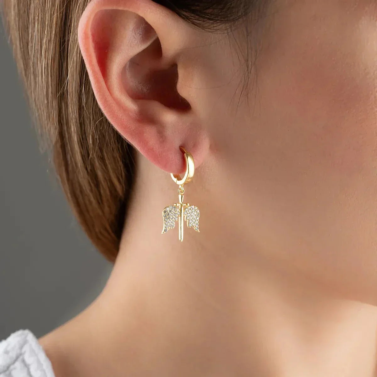 ENGELSFLÜGEL OHRRING  | 925 SILBER