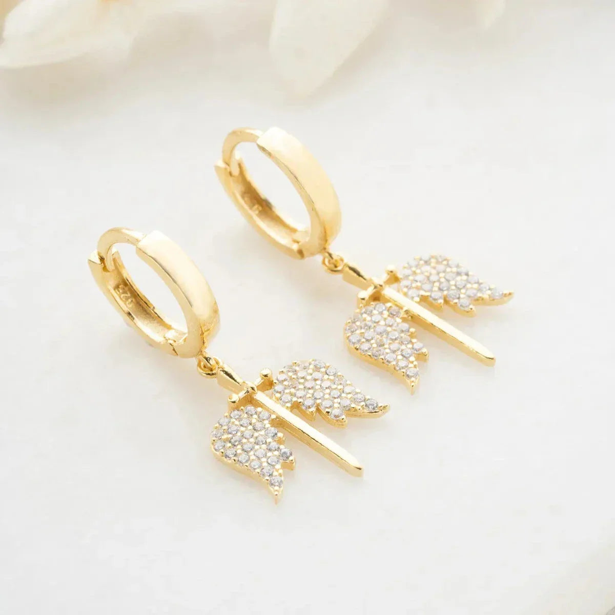 ENGELSFLÜGEL OHRRING  | 925 SILBER