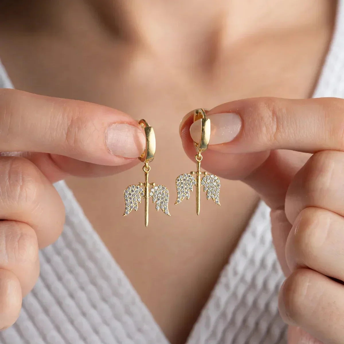 ENGELSFLÜGEL OHRRING  | 925 SILBER