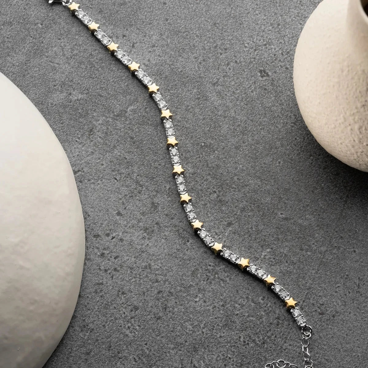 MINI STAR ICEDOUT ARMBAND | 925 SILBER