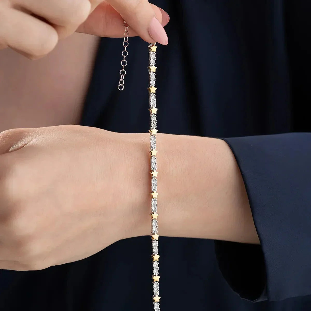 MINI STAR ICEDOUT ARMBAND | 925 SILBER