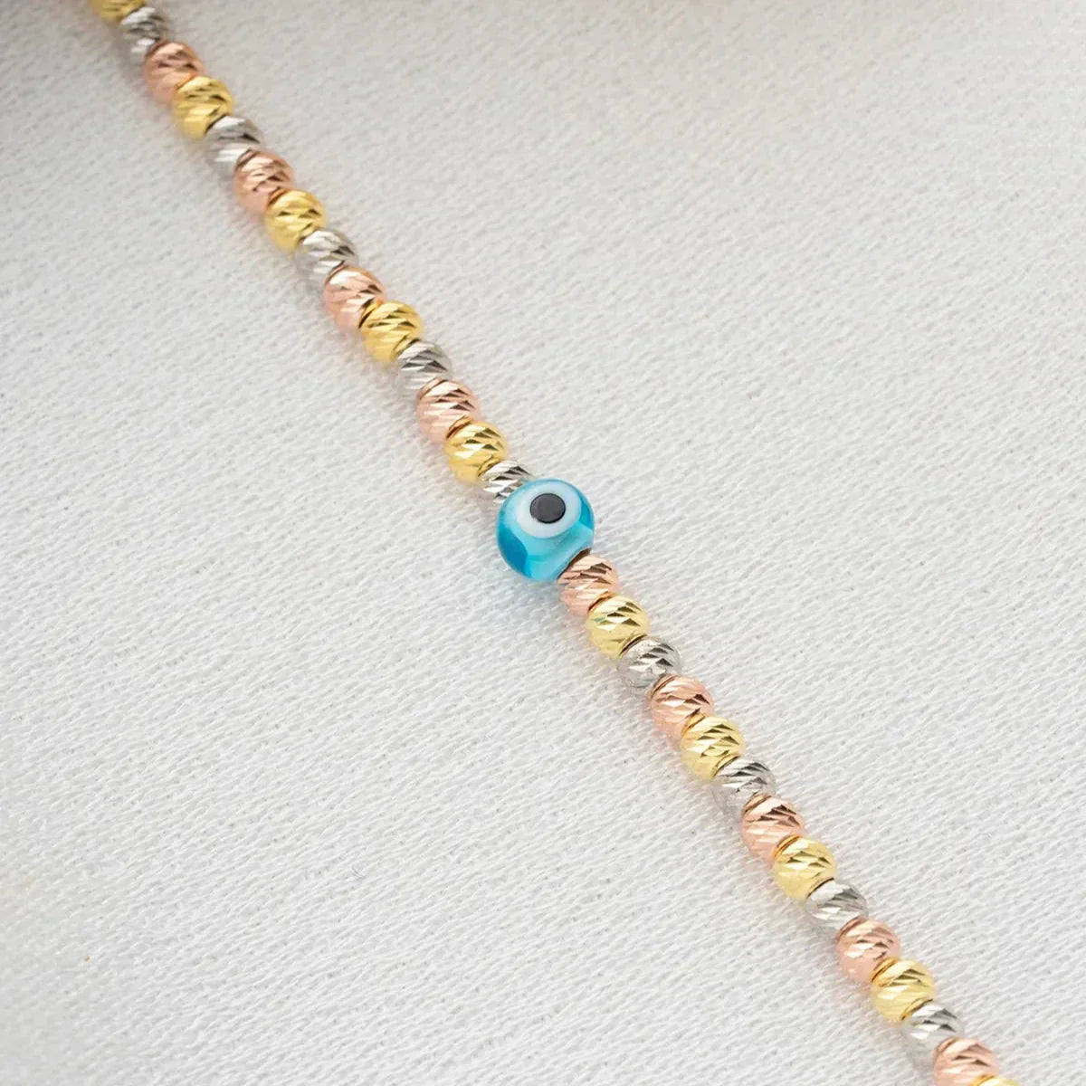 TRICOLOR DORICA EVIL EYE ARMBAND | 925 SILBER