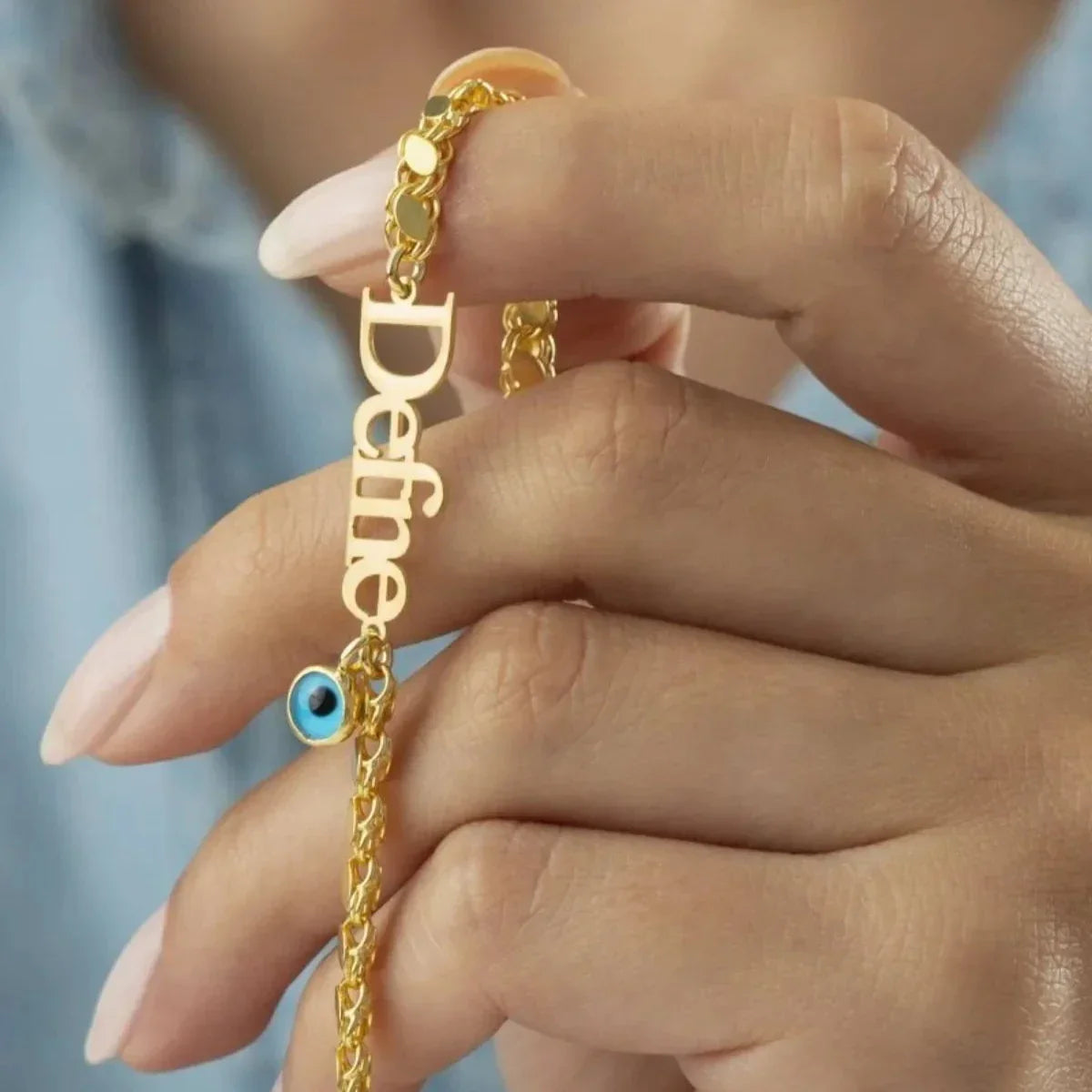 GERSTEN ARMKETTE MIT WUNSCHNAME | 925 SILBER