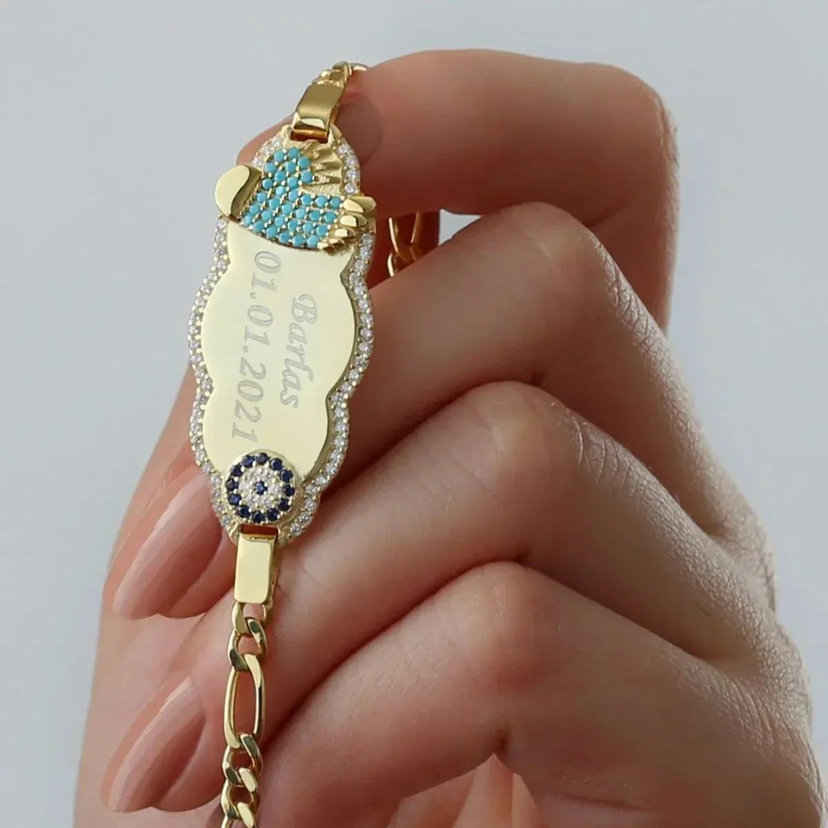 NAZAR WOLKE BABY ARMBAND| 925 SILBER