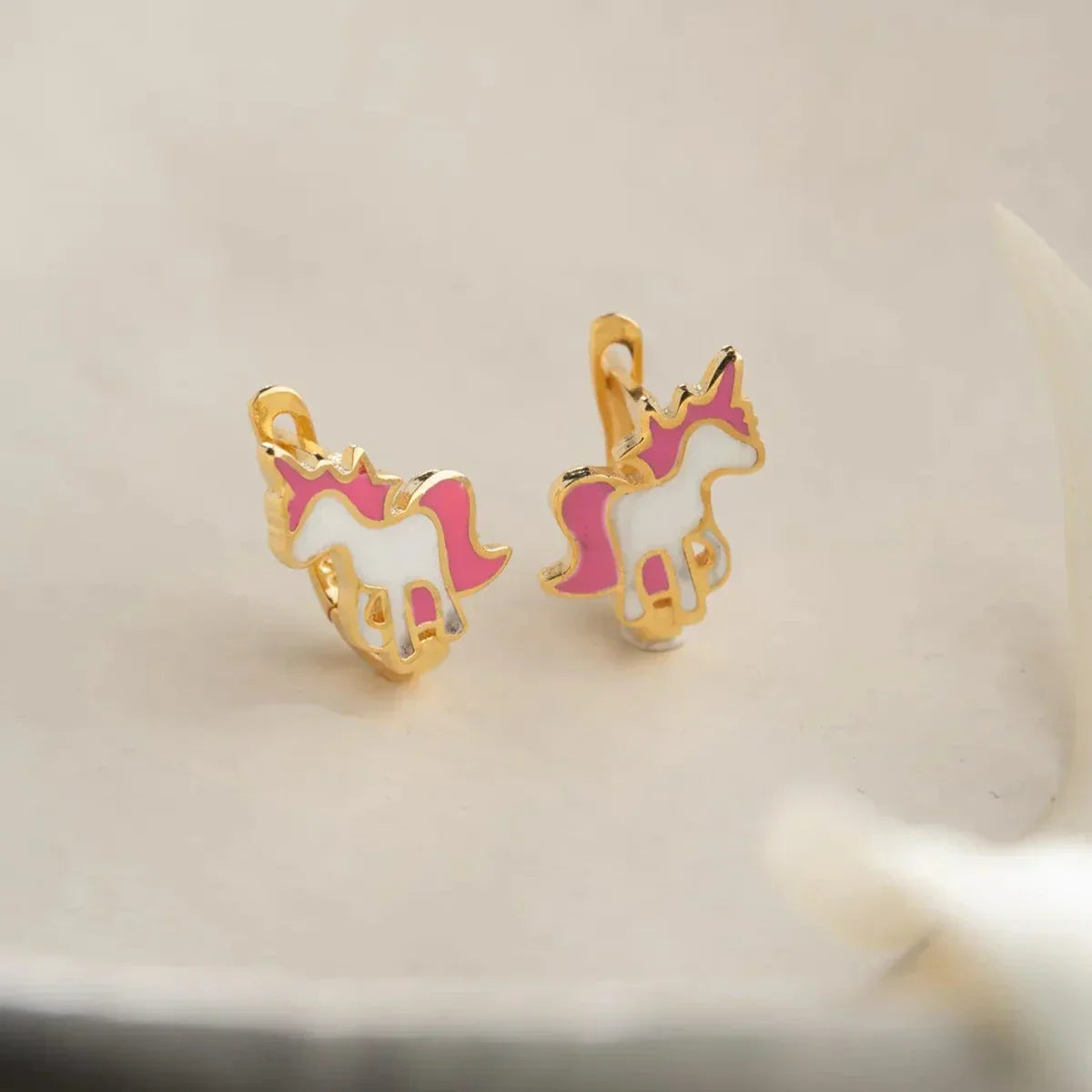 KINDER UNICORN OHRRINGE | 925 SILBER