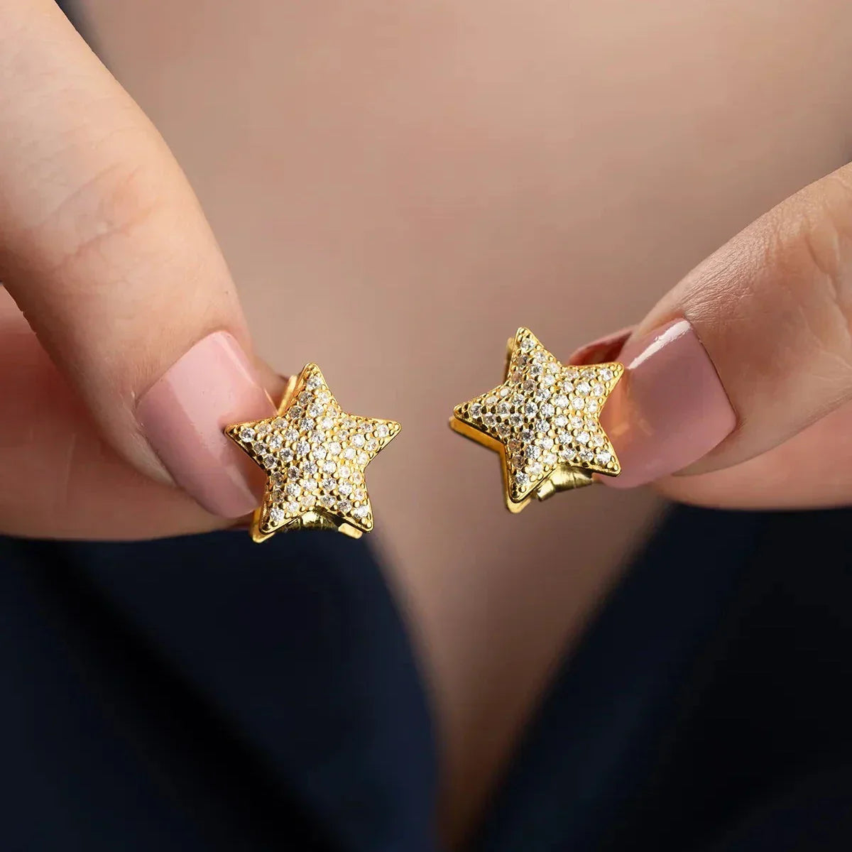 STAR SHINE OHRRINGE | 925 SILBER