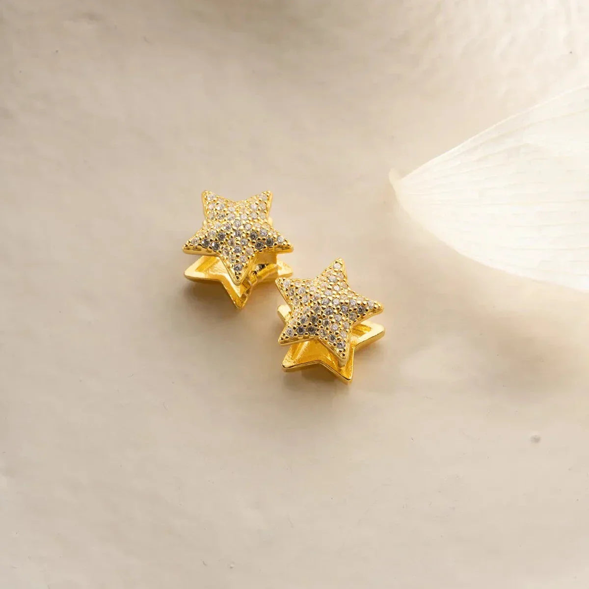 STAR SHINE OHRRINGE | 925 SILBER