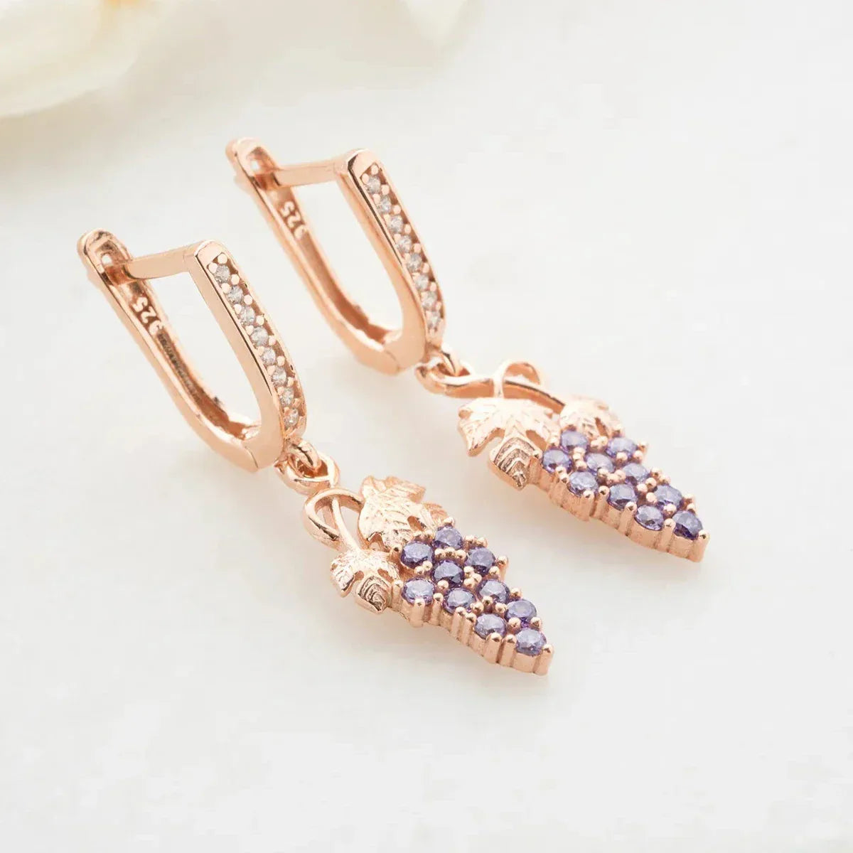 TRAUBEN OHRRINGE | 925 SILBER