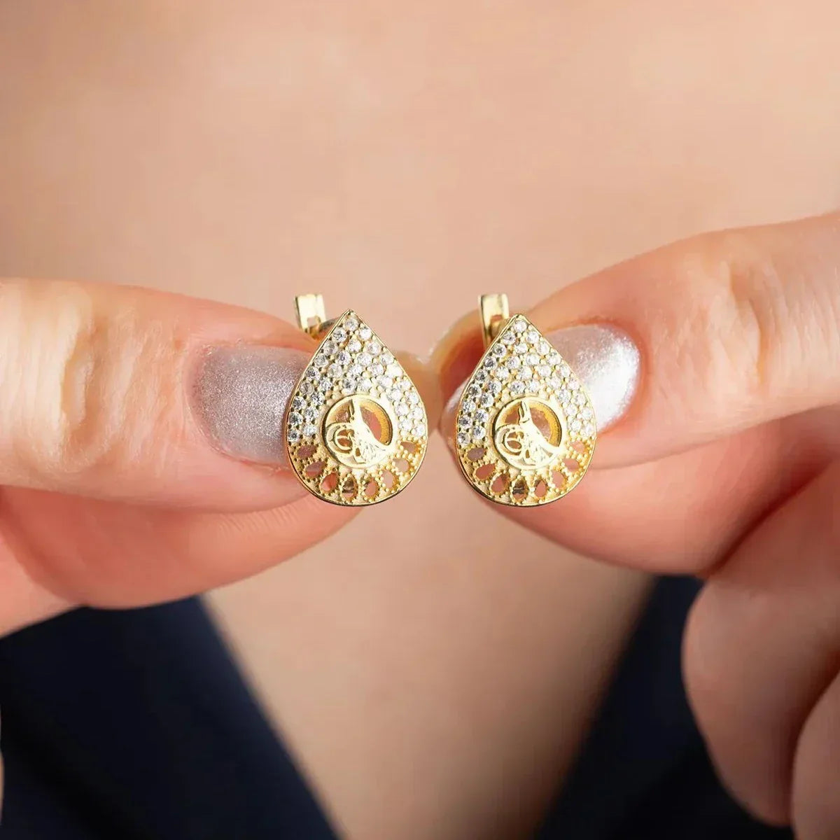 TUGRA OHRRING | 925 SILBER