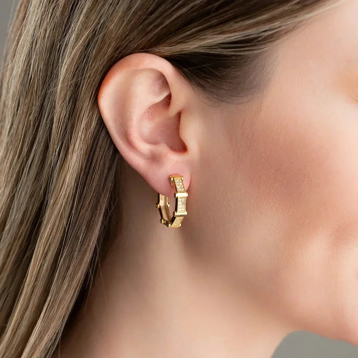 TREND MEDIUM OHRRINGE | 925 SILBER