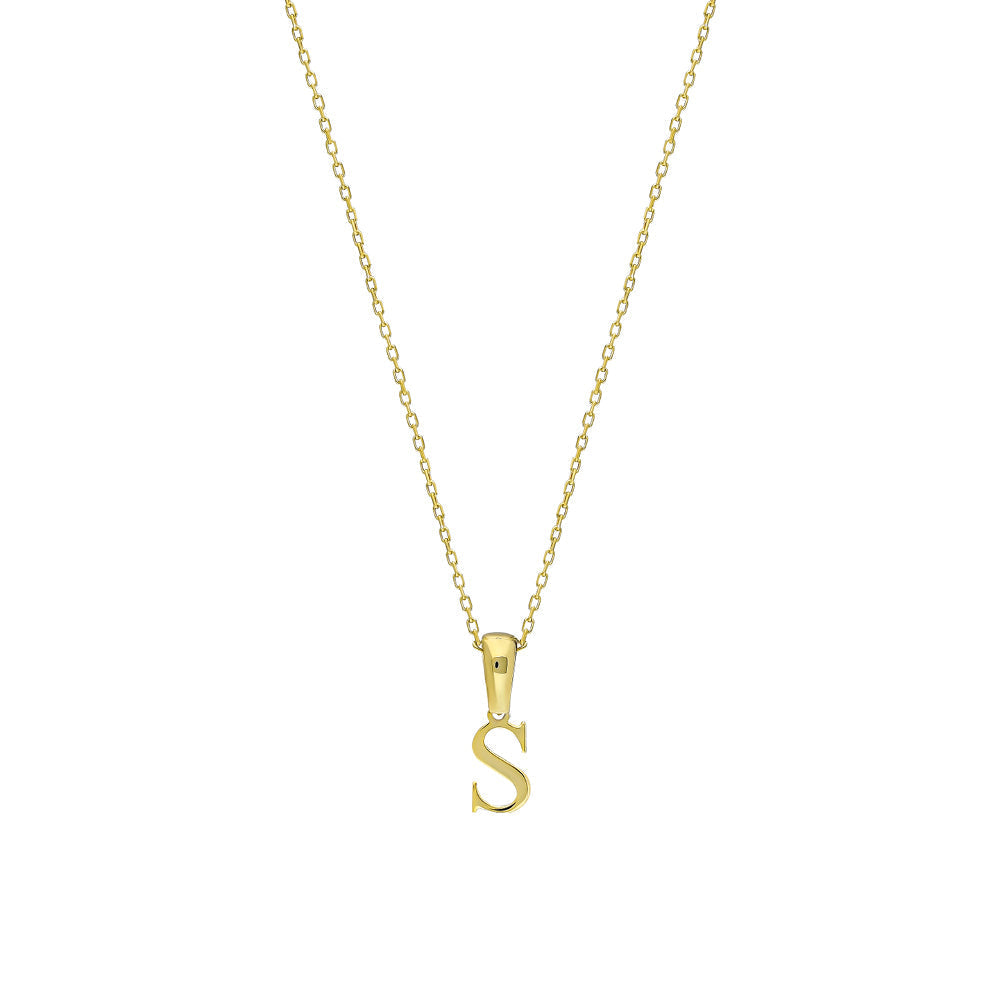 MINI LETTER NECKLACE (8702753669463)