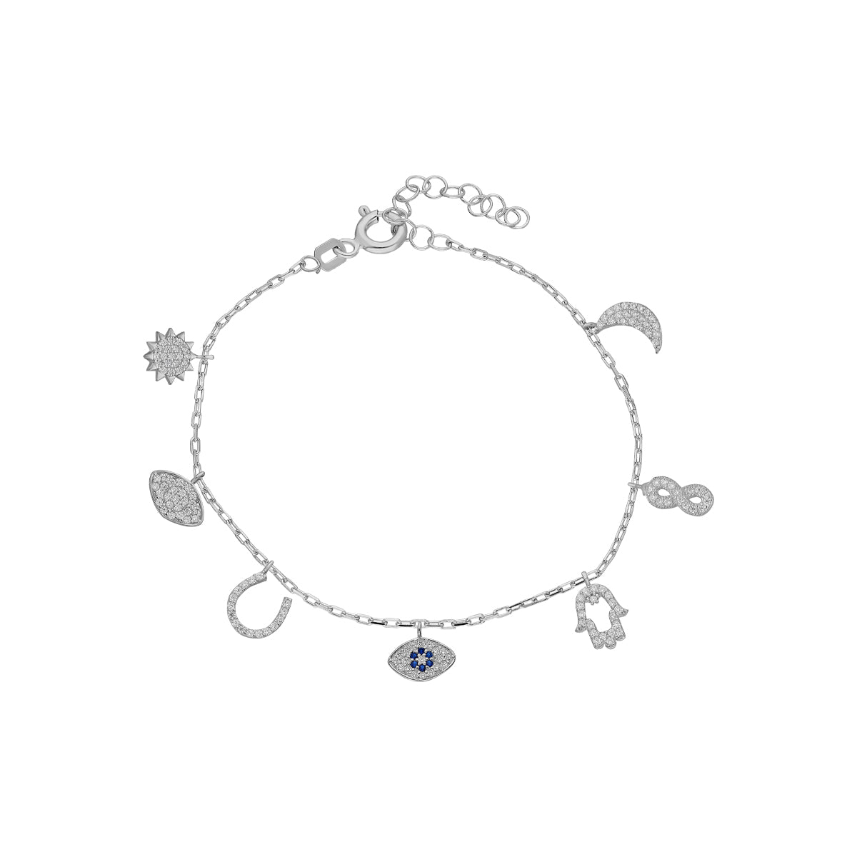 Armband mit Sieben Charm (7067525120045)