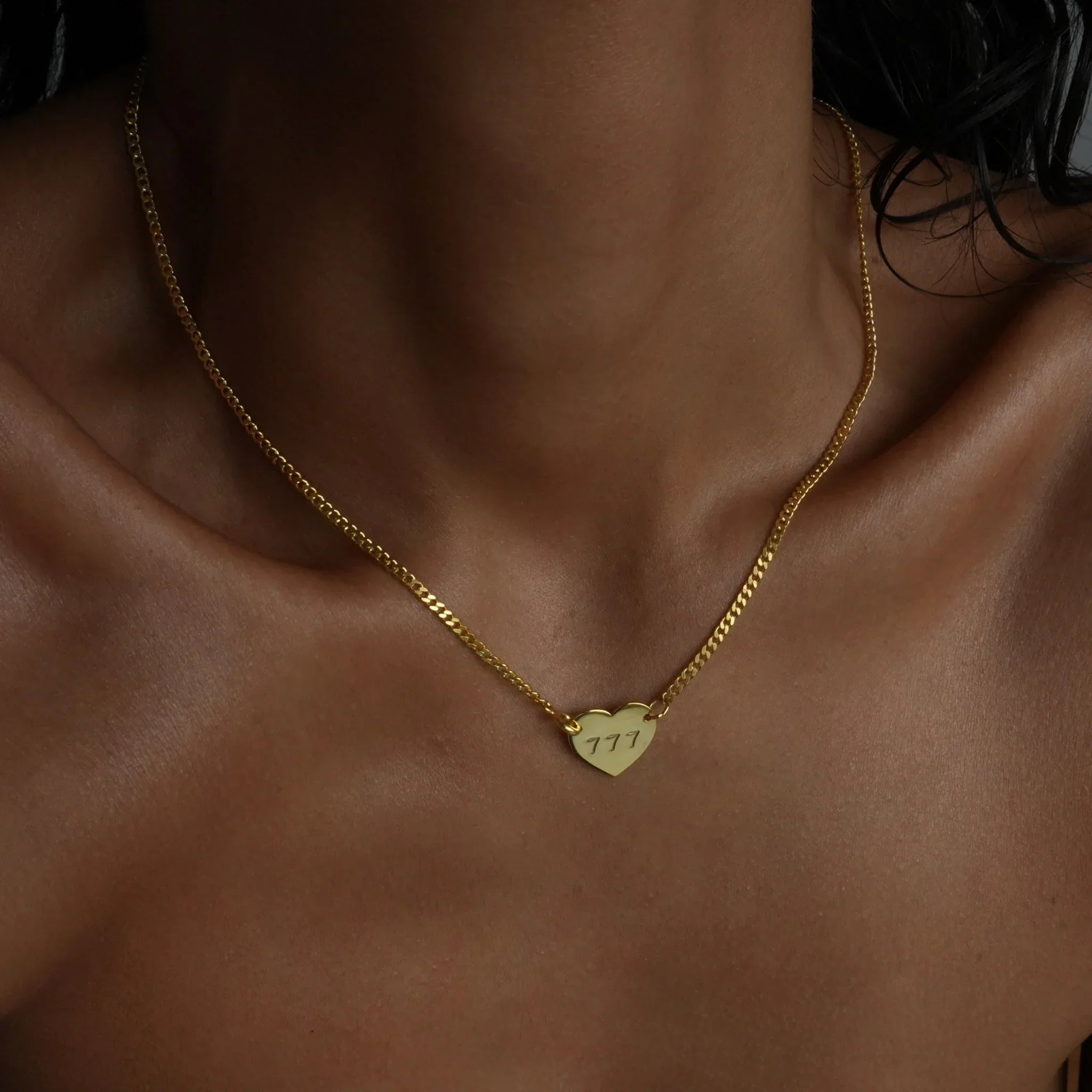 CUBAN HEART NECKLACE | 925 SILBER