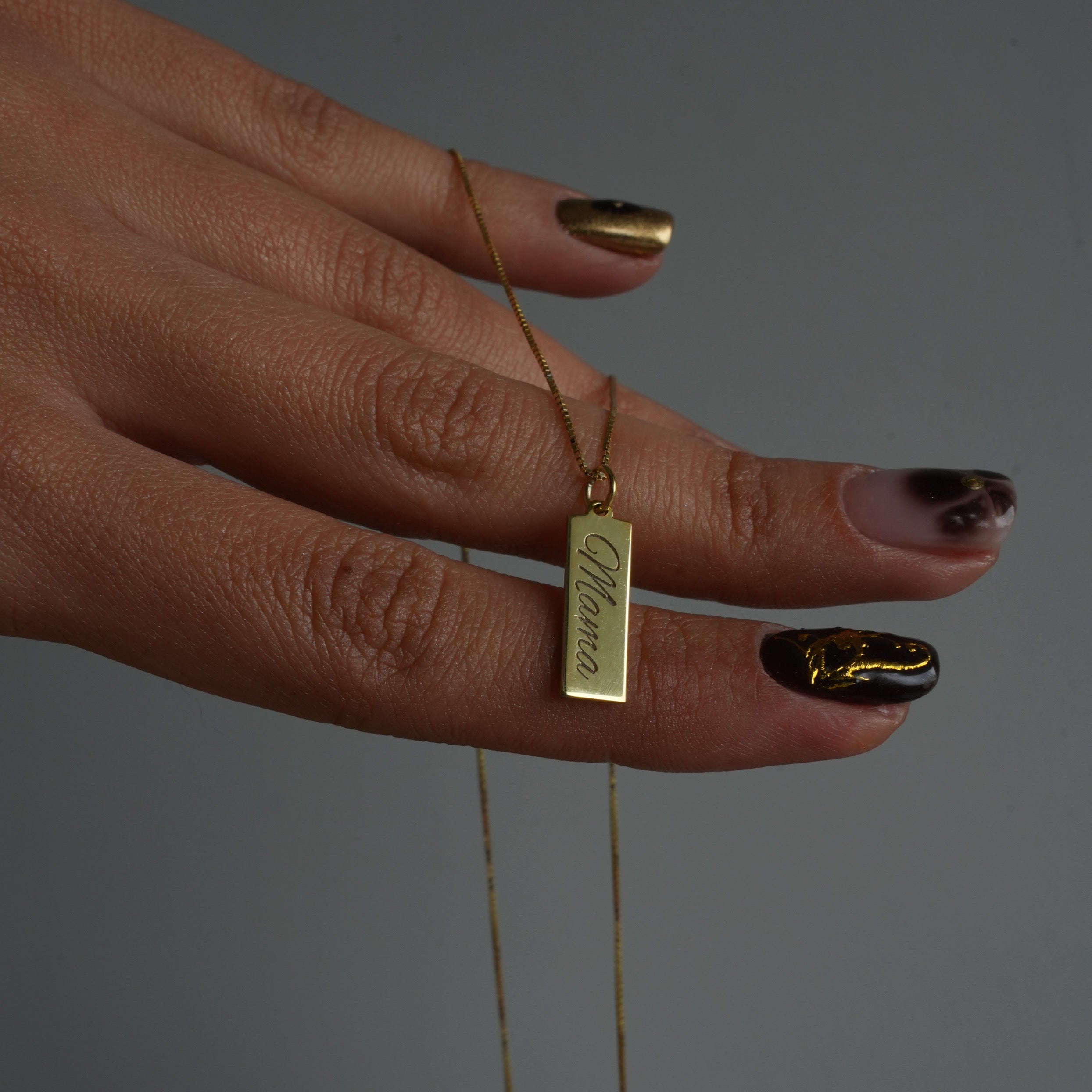 MINIMAL GRAVUR HALSKETTE | 925 SILBER