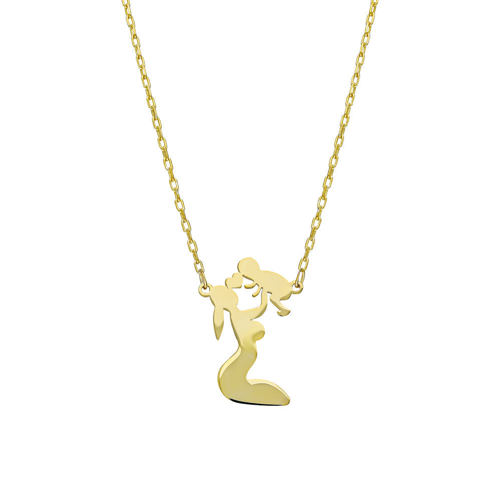 MOM HEART HALSKETTE | 925 SILBER