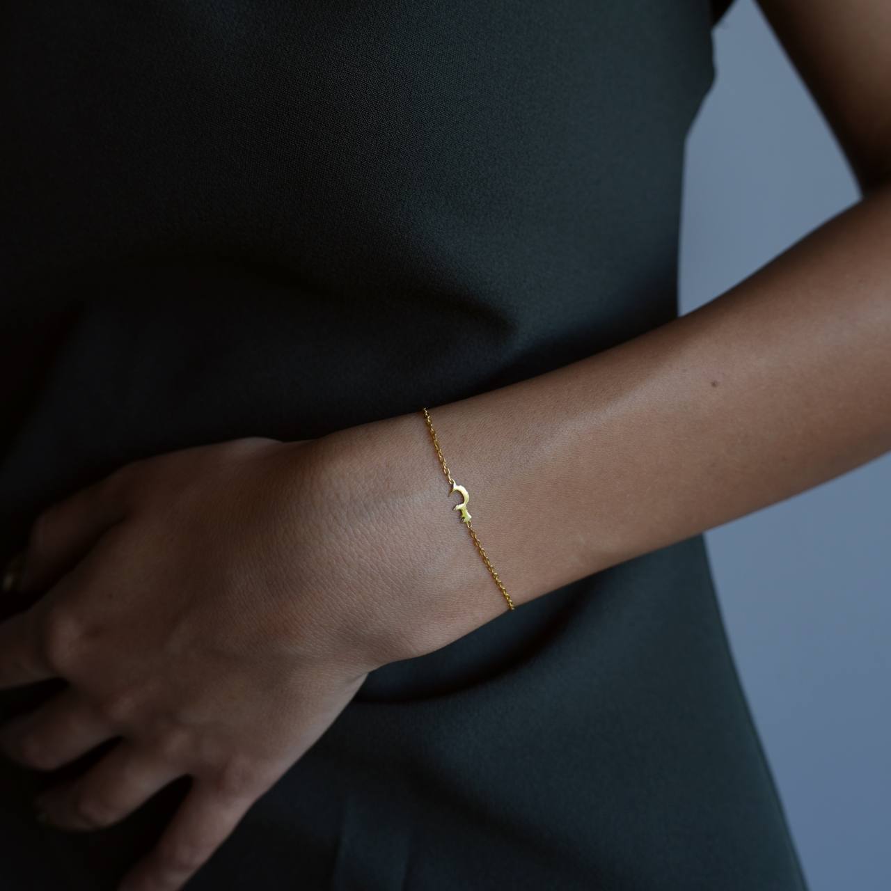 MINIMAL ARABISCHE INITIALEN BRACELET (9010910527831)