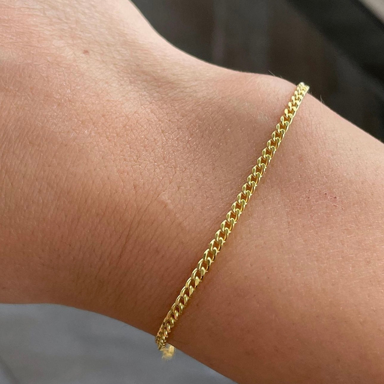 LETTER CUBAN BRACELET DAMEN | 925 SILBER