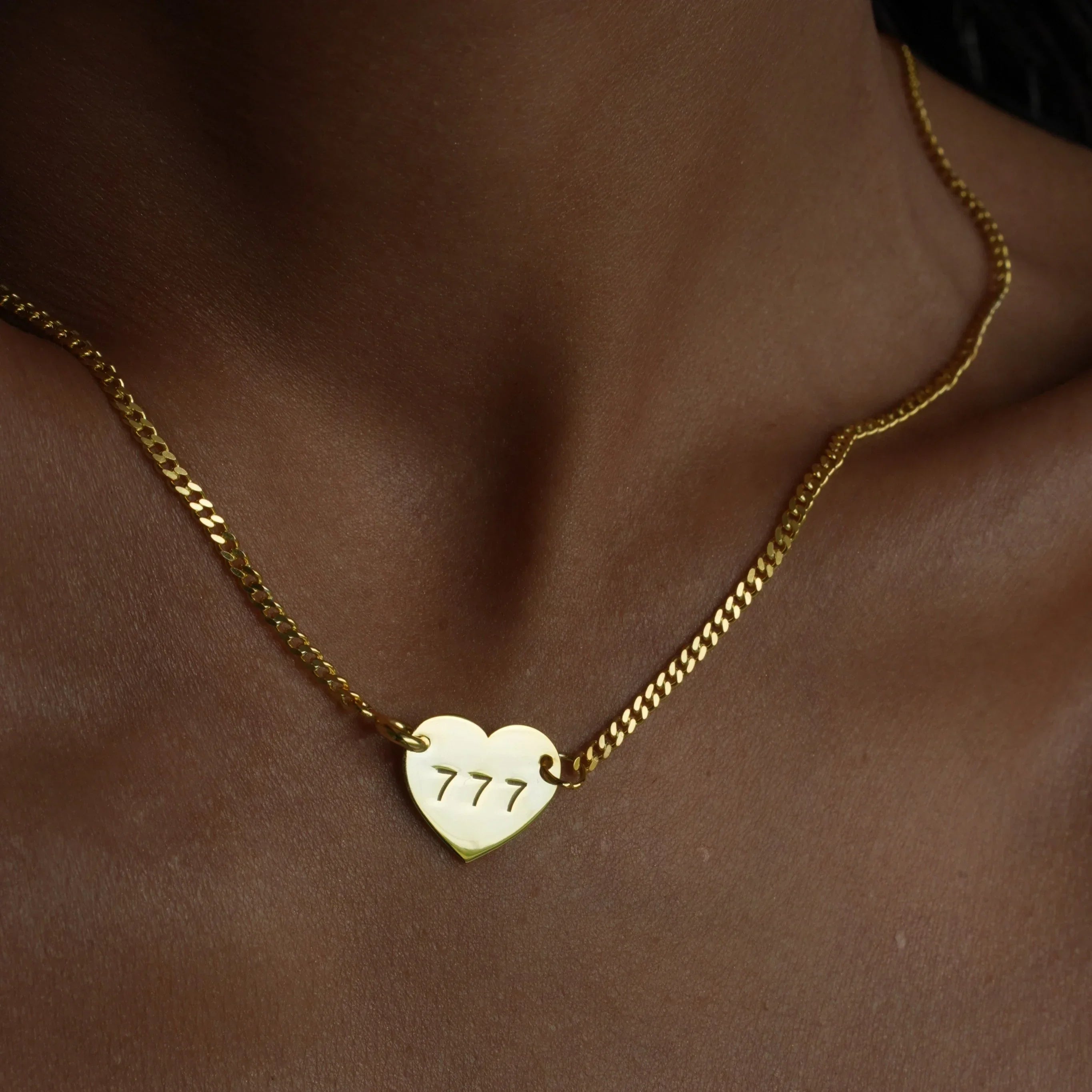 CUBAN HEART NECKLACE | 925 SILBER
