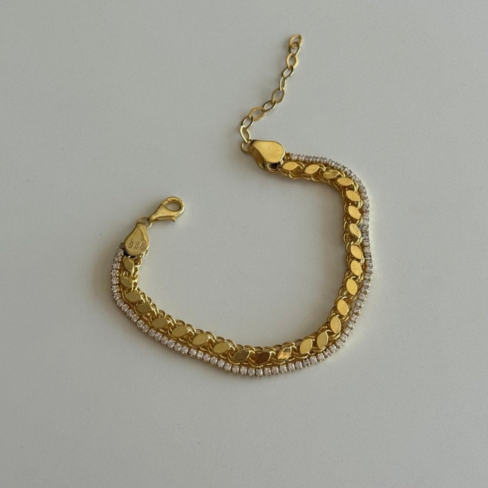 GERSTEN X ICED OUT ARMBAND | 925 SILBER