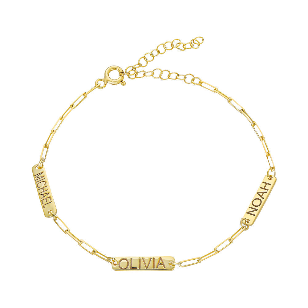 MULTI GRAVUR ARMKETTE | 925 SILBER